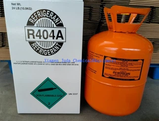 แหล่งกำเนิด Quzhou ความบริสุทธิ์ 99.9% ก๊าซขั้นต่ำ R404A