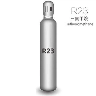สารทำความเย็น R 23 HFC-23 CHF3 แก๊ส Freon ที่ใช้ในเครื่องทำความเย็นที่มีอุณหภูมิต่ำมาก